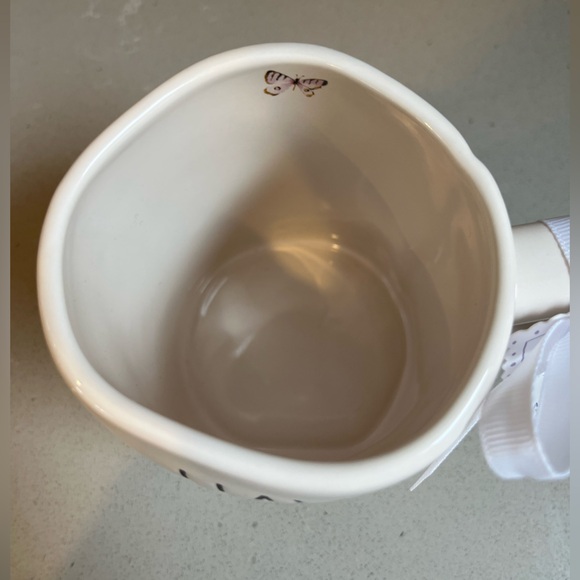 Rae Dunn HAVE FAITH Hebrews 11:1 Butterflies Easter Ceramic Mug Coffee Tea - Picture 8 of 9